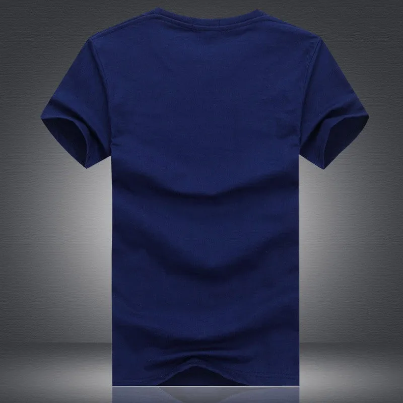 Men's Summer O-Neck Short-Sleeved T-Shirt With "An Idea Tree" Printing
