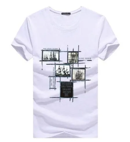 Men's Summer O-Neck Short-Sleeved T-Shirt