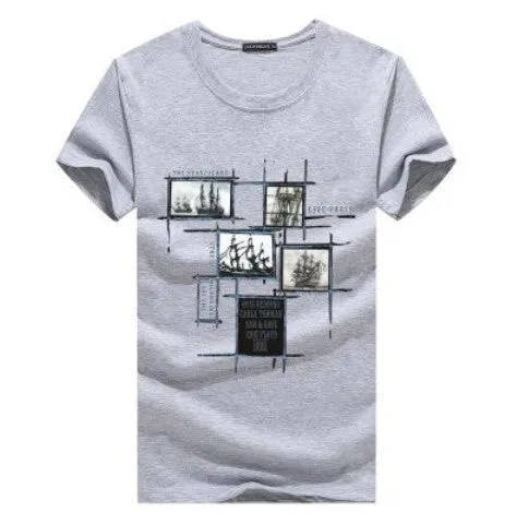 Men's Summer O-Neck Short-Sleeved T-Shirt