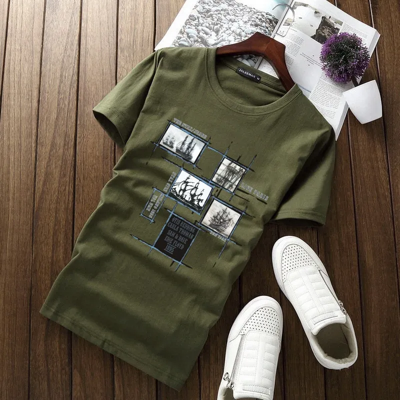 Men's Summer O-Neck Short-Sleeved T-Shirt
