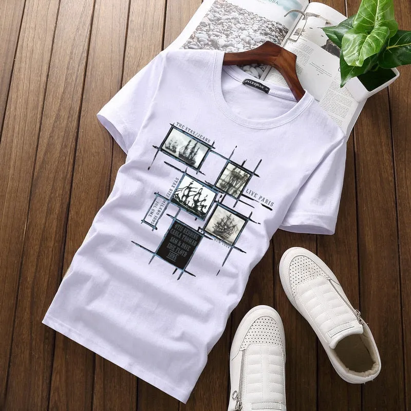 Men's Summer O-Neck Short-Sleeved T-Shirt