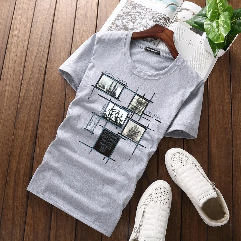 Men's Summer O-Neck Short-Sleeved T-Shirt