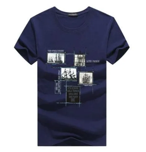 Men's Summer O-Neck Short-Sleeved T-Shirt