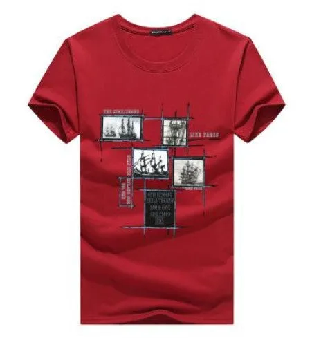 Men's Summer O-Neck Short-Sleeved T-Shirt