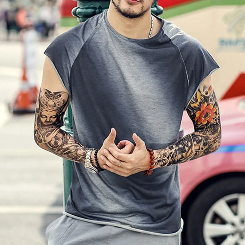 Men's Summer Sleeveless Gradient Tank Top