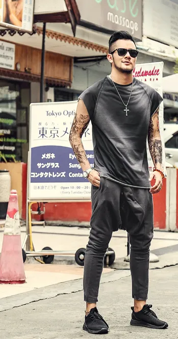 Men's Summer Sleeveless Gradient Tank Top