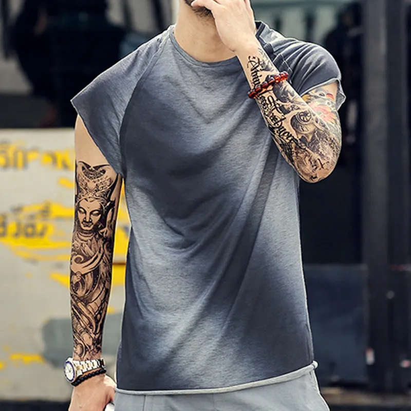 Men's Summer Sleeveless Gradient Tank Top