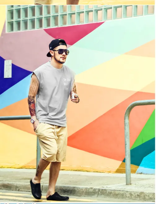 Men's Summer Street Style Sleeveless T-Shirt