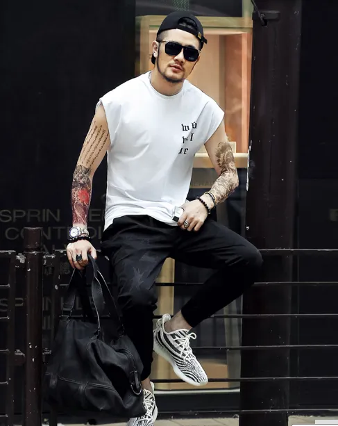 Men's Summer Street Style Sleeveless T-Shirt