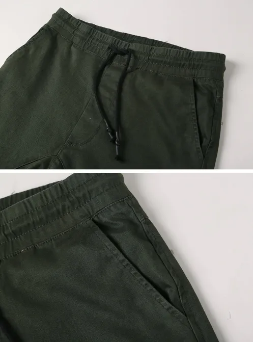 Men's Winter Elastic Cotton Trousers