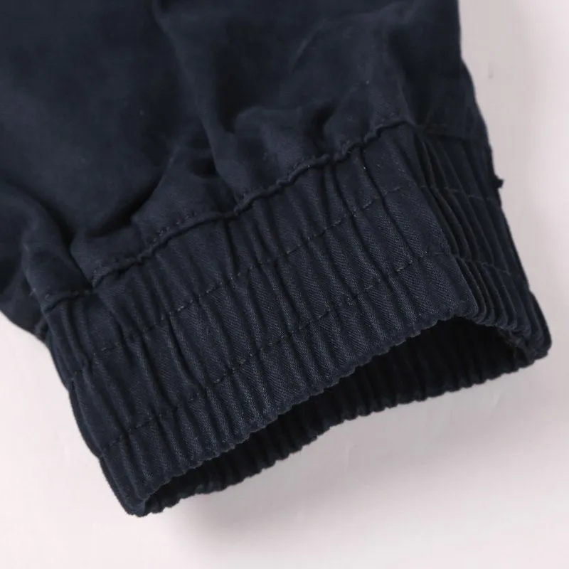 Men's Winter Elastic Cotton Trousers