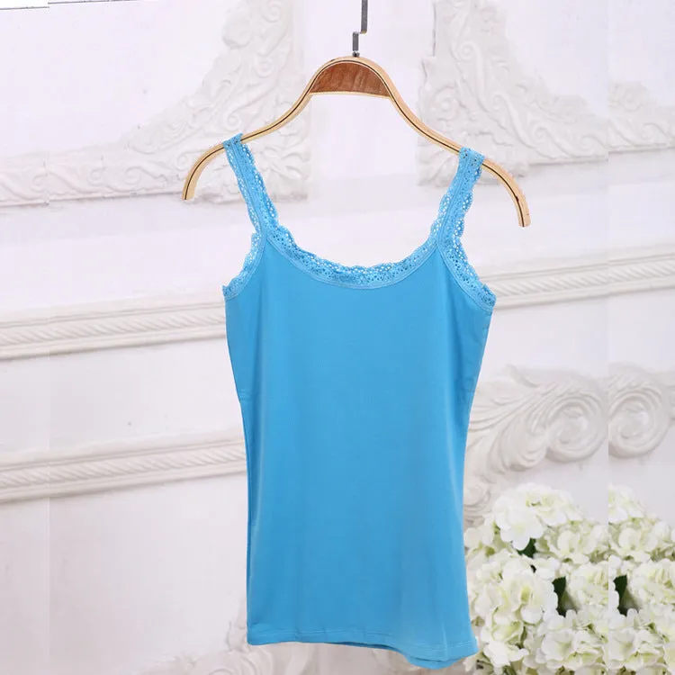 Modal Popular Tank Top Women Lace Camisole