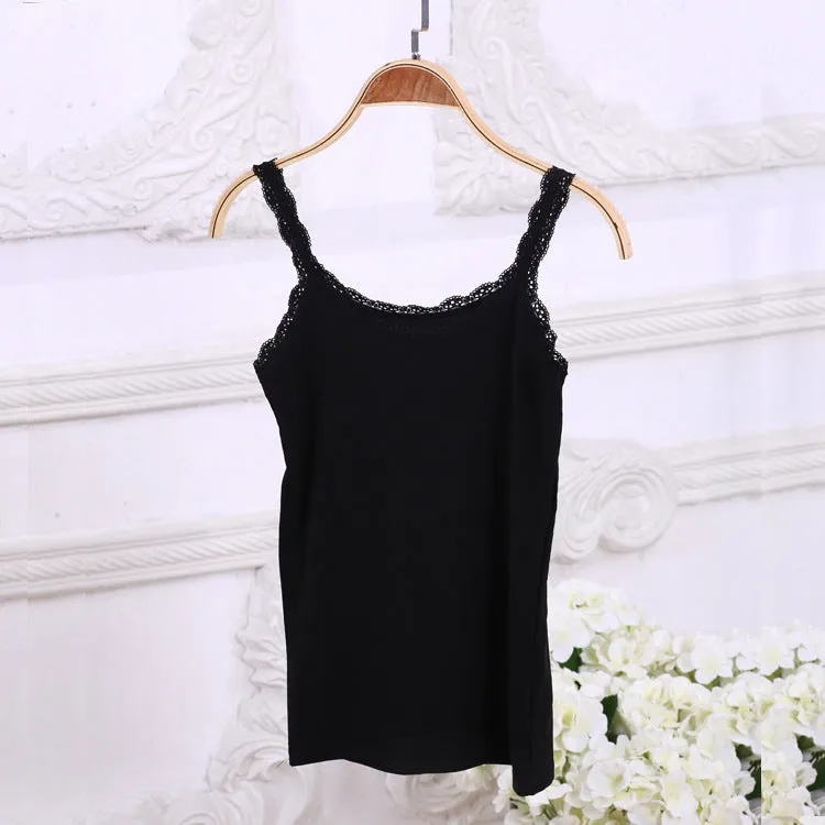 Modal Popular Tank Top Women Lace Camisole