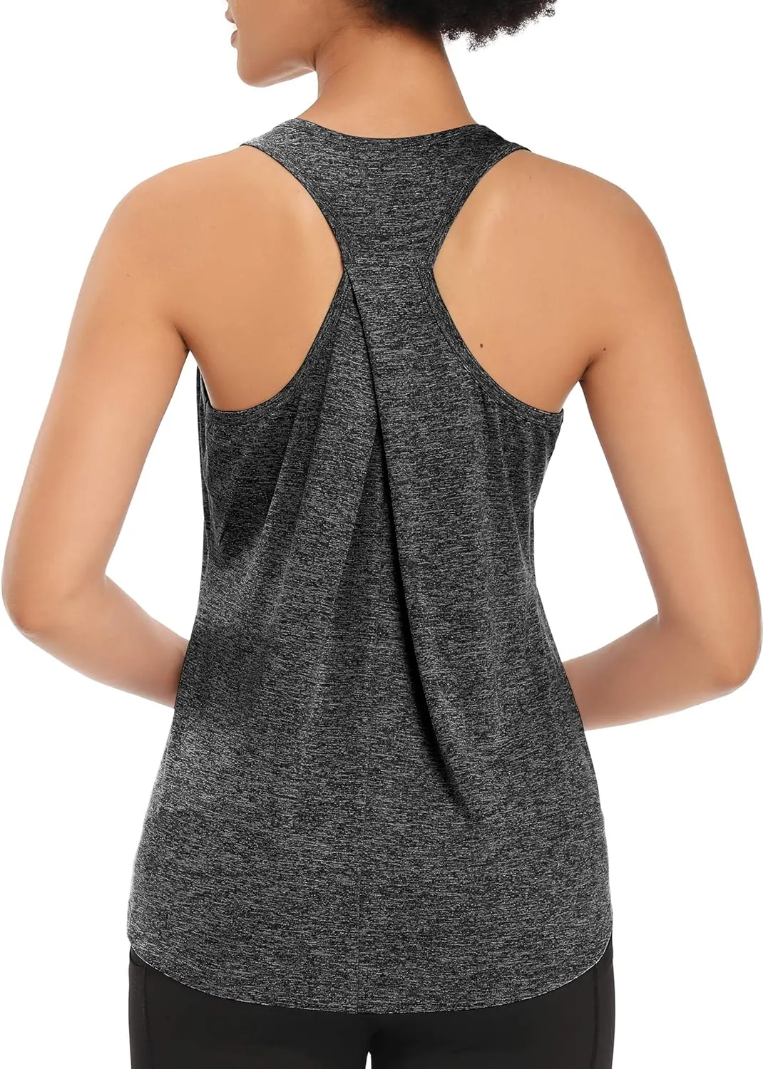 Muzniuer Womens Workout Tops Yoga Tank Tops-Sleeveless Exercise Athletic Gym Sport Shirts Racerback Tank Tops