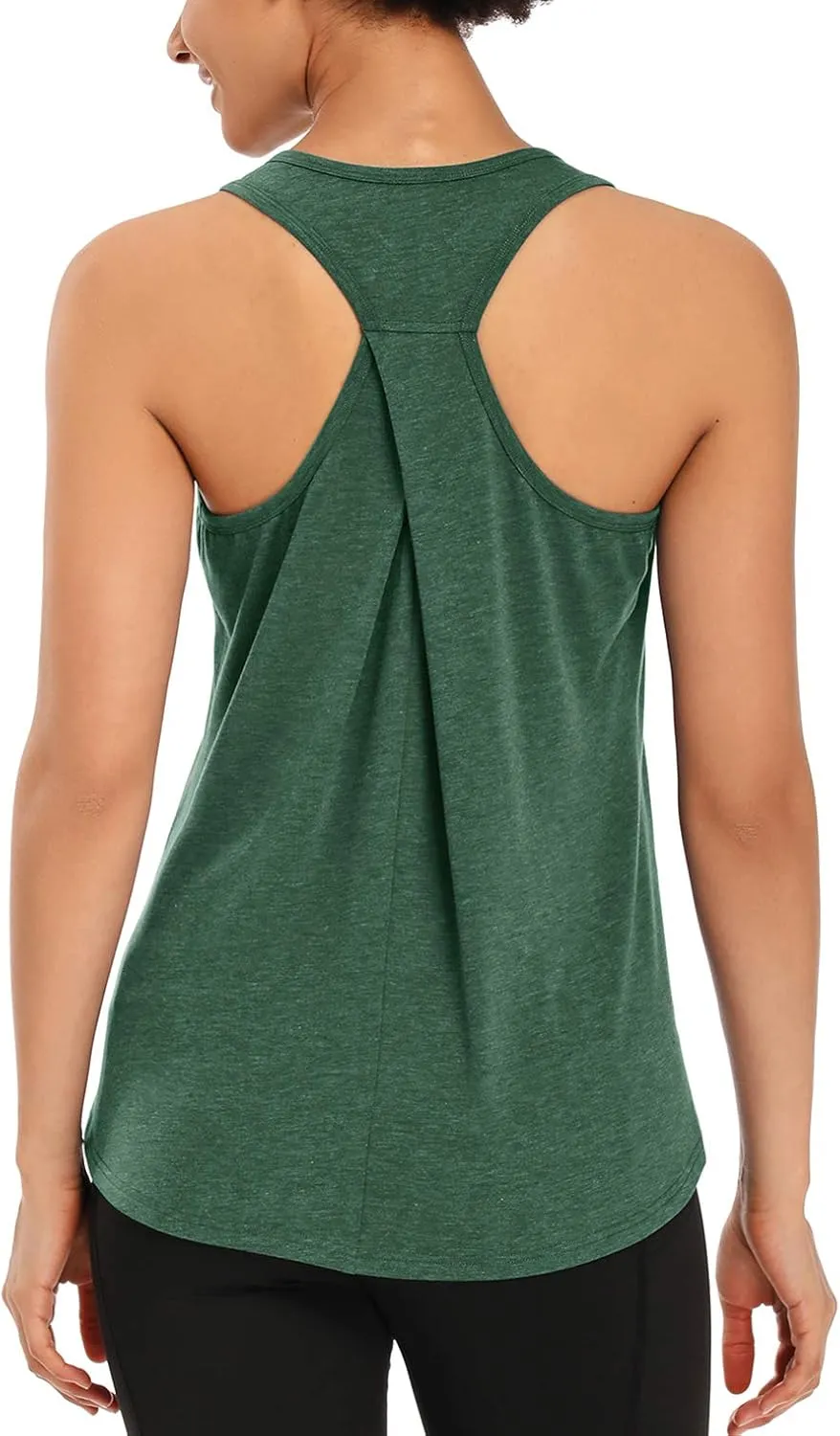 Muzniuer Womens Workout Tops Yoga Tank Tops-Sleeveless Exercise Athletic Gym Sport Shirts Racerback Tank Tops