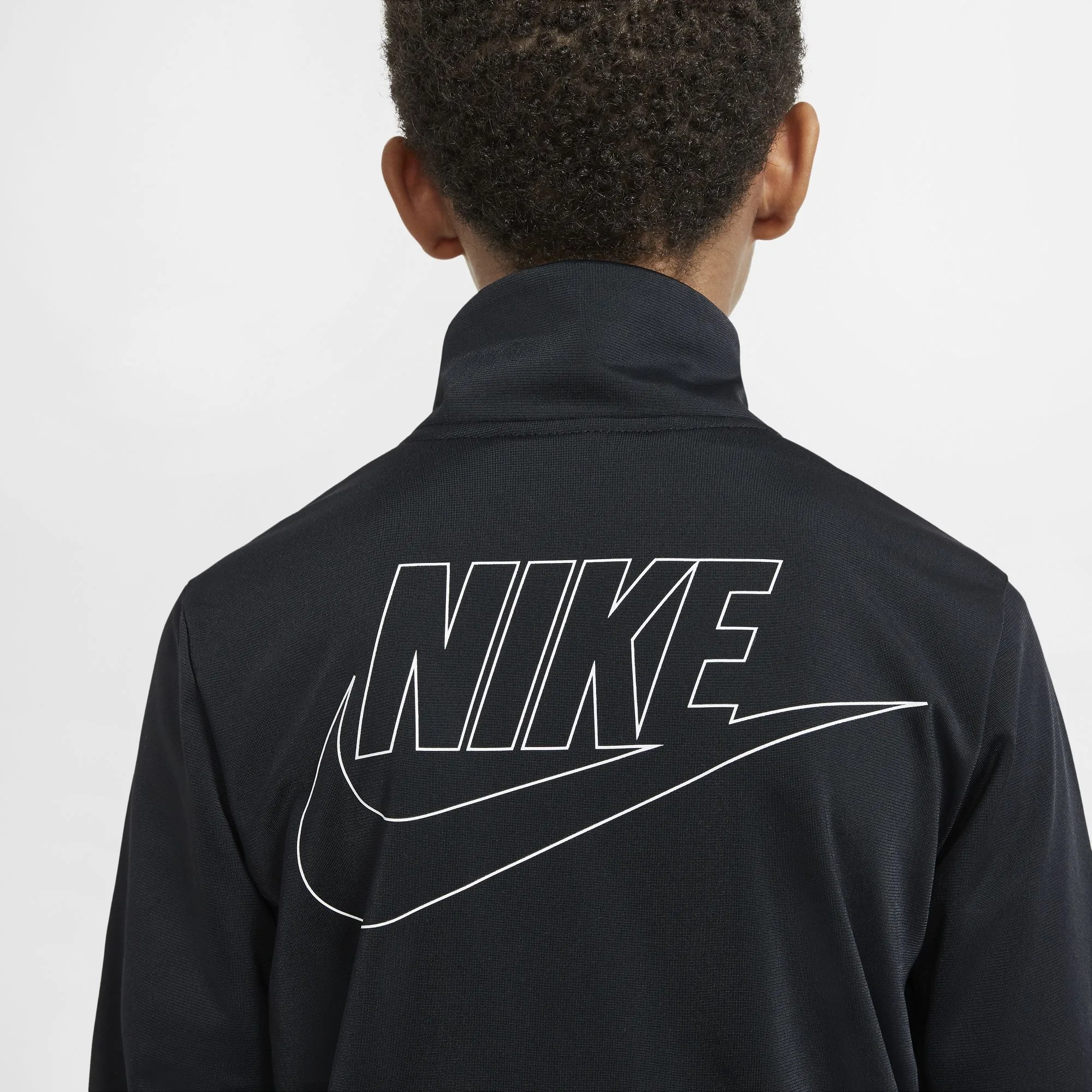 Nike Kids Sportswear Throwback Style Tracksuit - Black/White