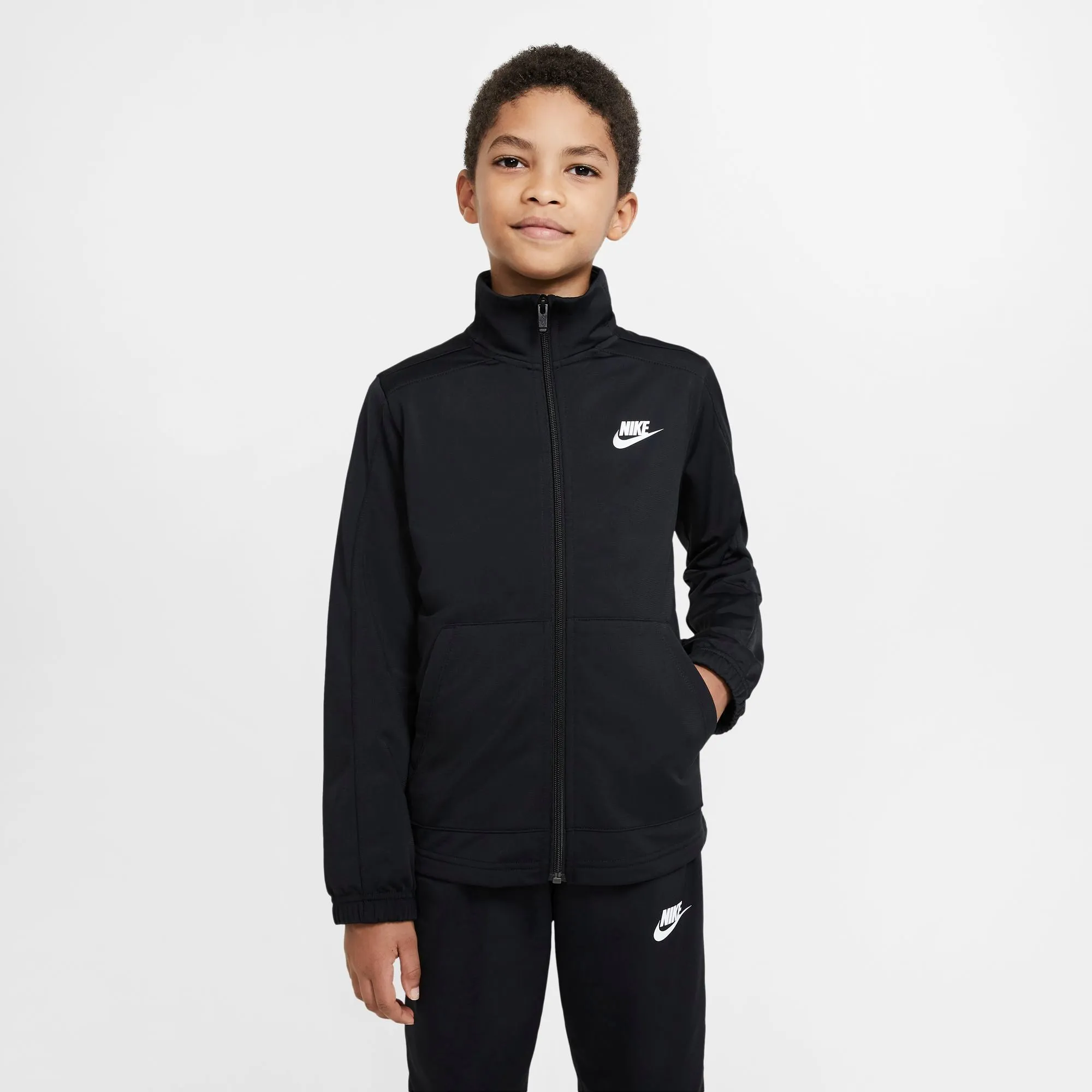 Nike Kids Sportswear Throwback Style Tracksuit - Black/White