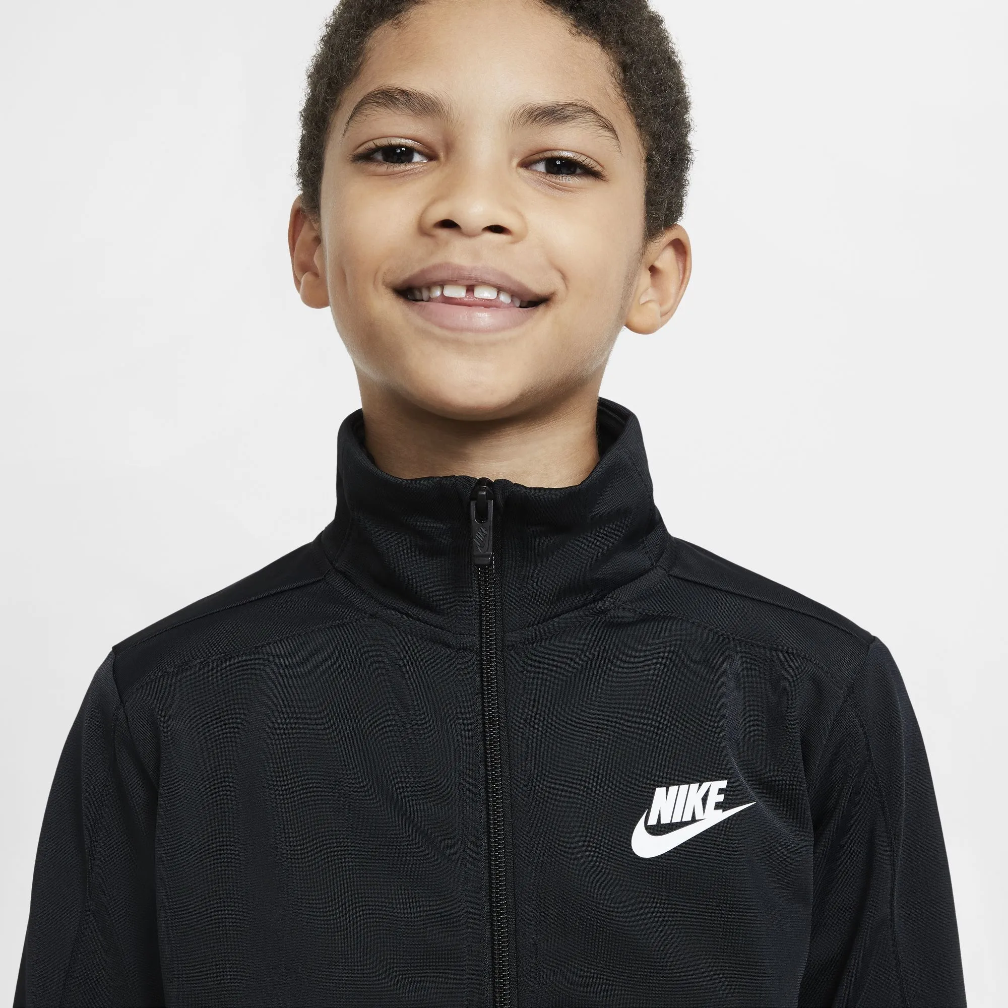 Nike Kids Sportswear Throwback Style Tracksuit - Black/White