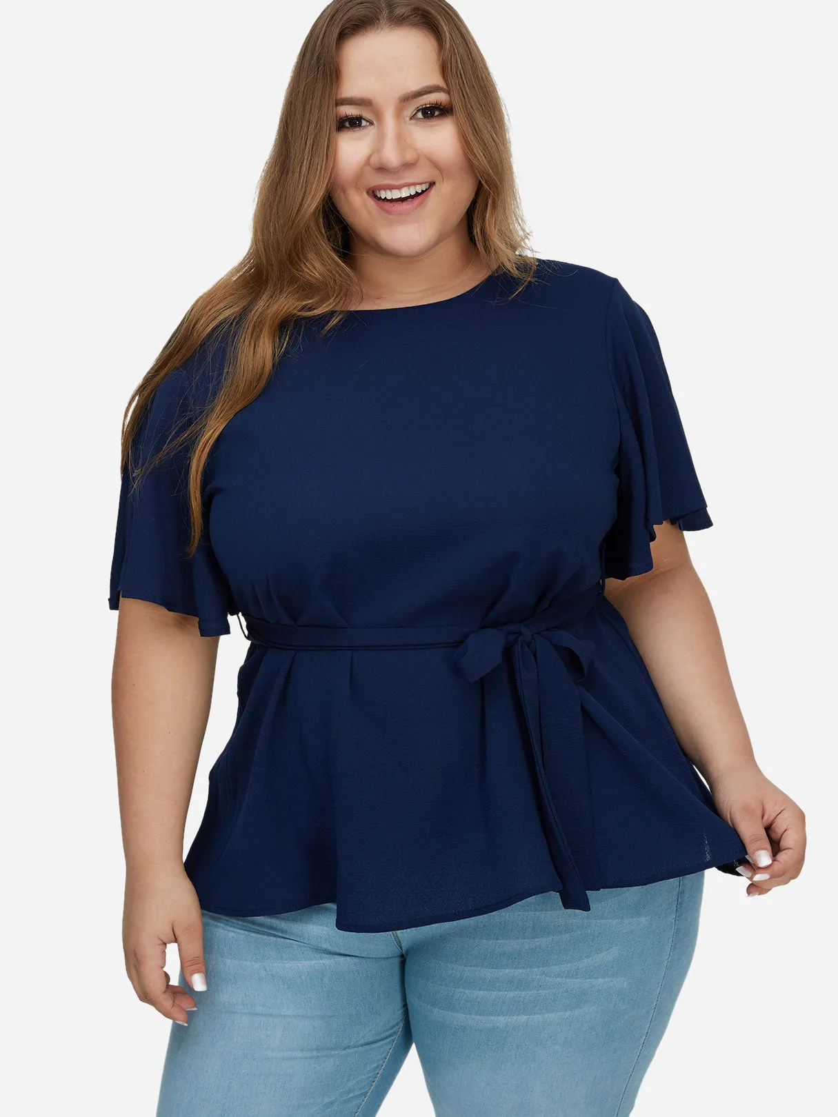 OEM ODM Round Neck Plain Short Sleeve Oversized Tops
