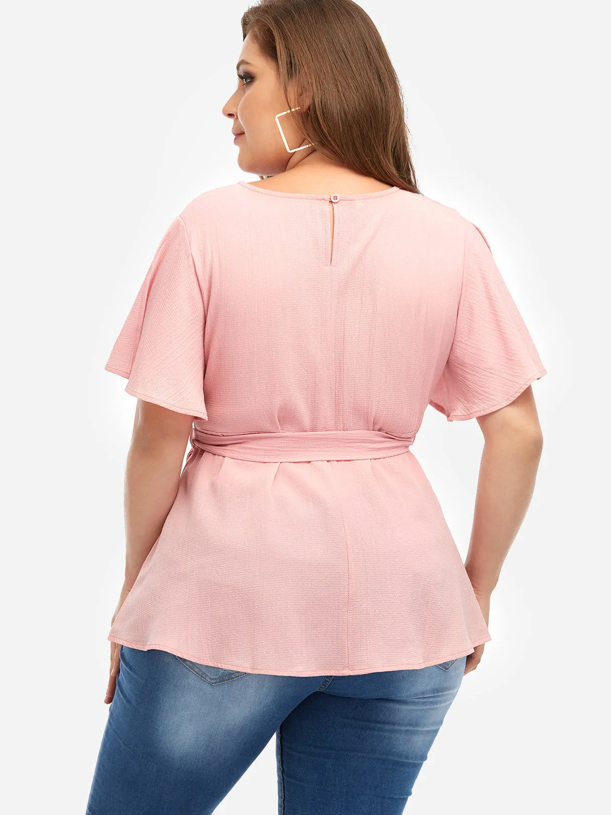 OEM ODM Round Neck Plain Short Sleeve Oversized Tops