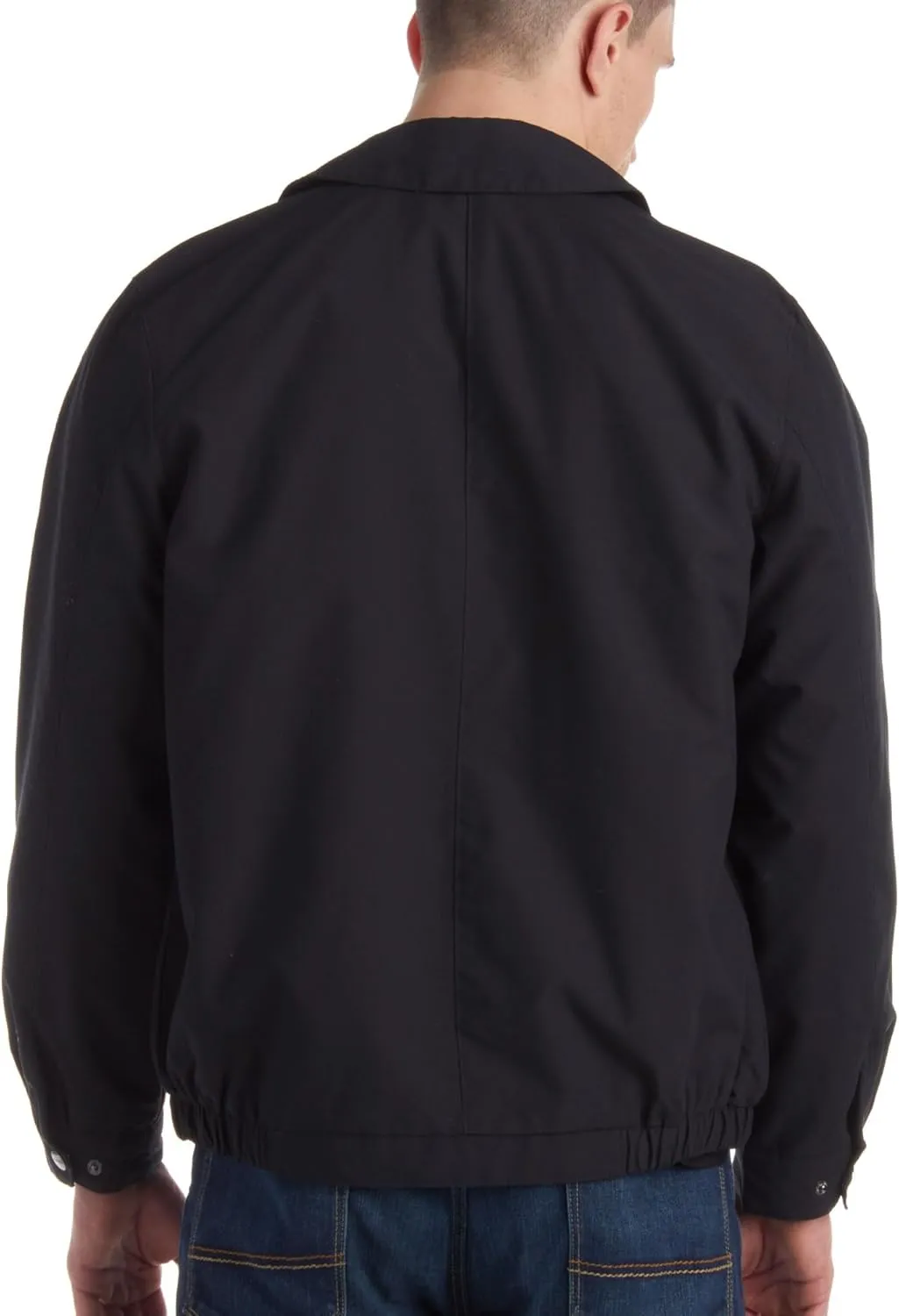 Perry Ellis Mens Golf Jacket - Lightweight Microfiber Windbreaker Full Zip Water-Resistant Rain Jacket for Men (Sizes: S-3XL)
