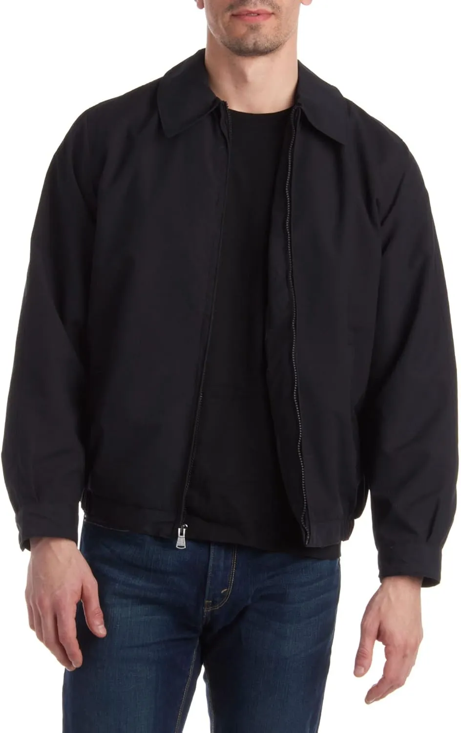 Perry Ellis Mens Golf Jacket - Lightweight Microfiber Windbreaker Full Zip Water-Resistant Rain Jacket for Men (Sizes: S-3XL)