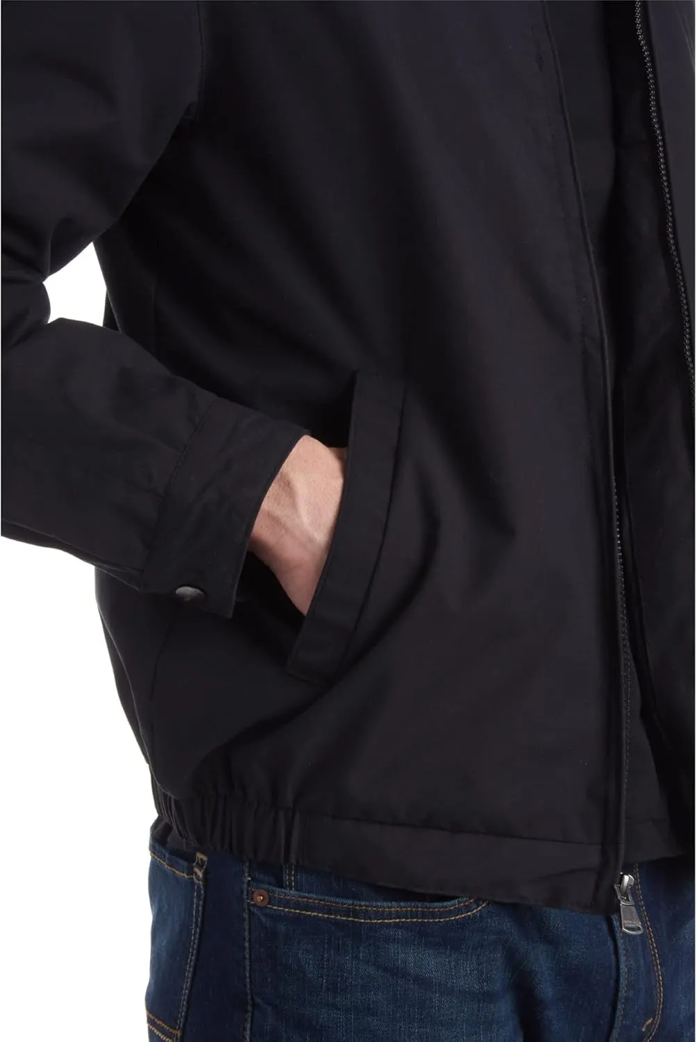 Perry Ellis Mens Golf Jacket - Lightweight Microfiber Windbreaker Full Zip Water-Resistant Rain Jacket for Men (Sizes: S-3XL)