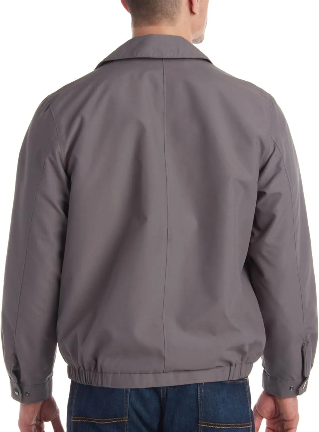 Perry Ellis Mens Golf Jacket - Lightweight Microfiber Windbreaker Full Zip Water-Resistant Rain Jacket for Men (Sizes: S-3XL)