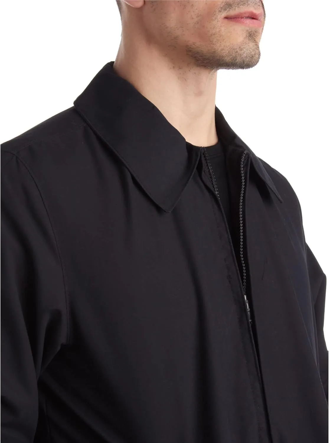 Perry Ellis Mens Golf Jacket - Lightweight Microfiber Windbreaker Full Zip Water-Resistant Rain Jacket for Men (Sizes: S-3XL)