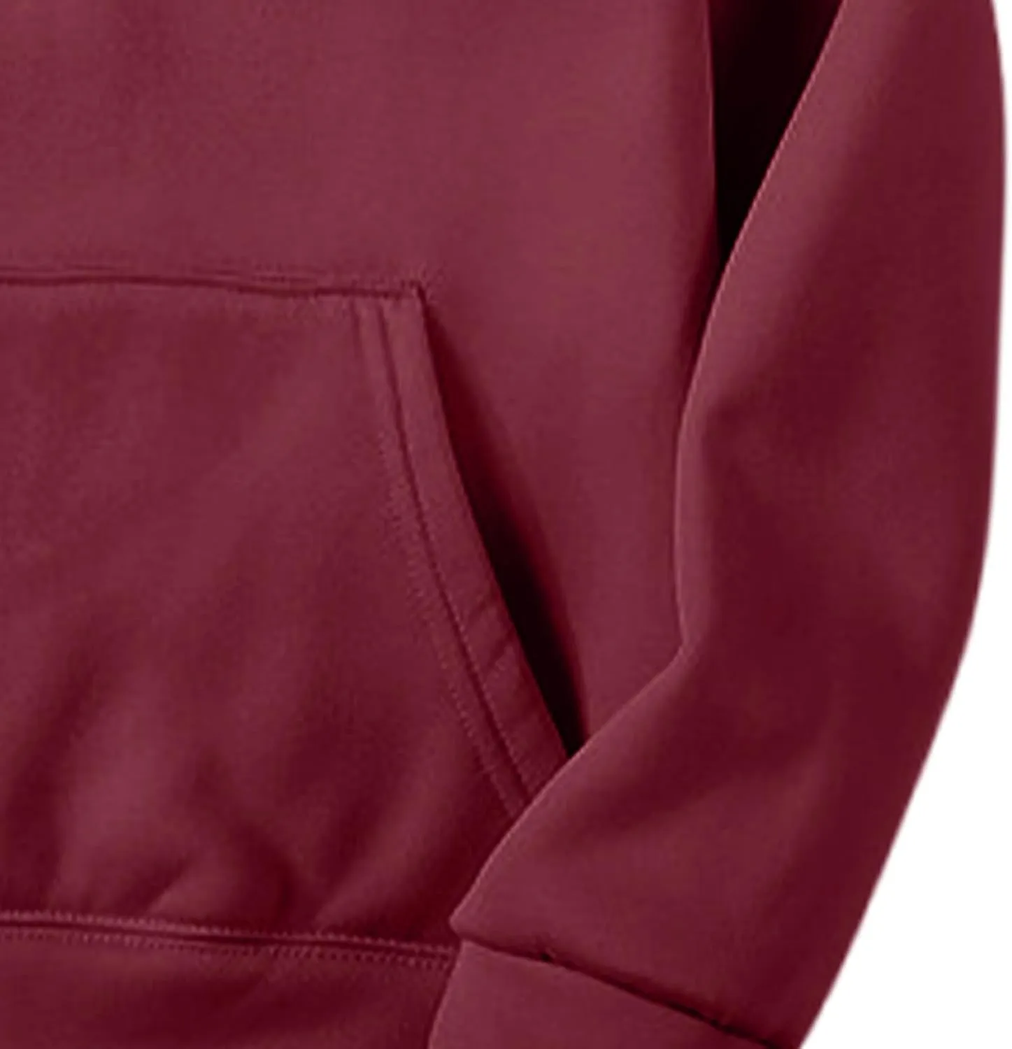 Plain Hoodie for Men Lightweight Fleece Lined Hooded Sweatshirt Casual Long Sleeve Crewneck Pullover Sweatshirt