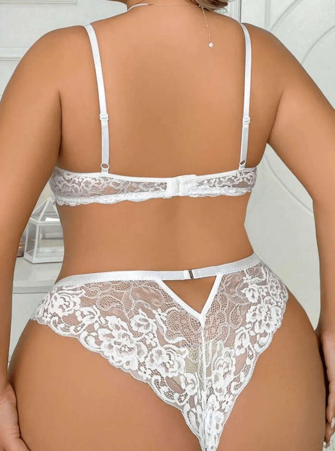 Plus Size Bridal Lingerie Set