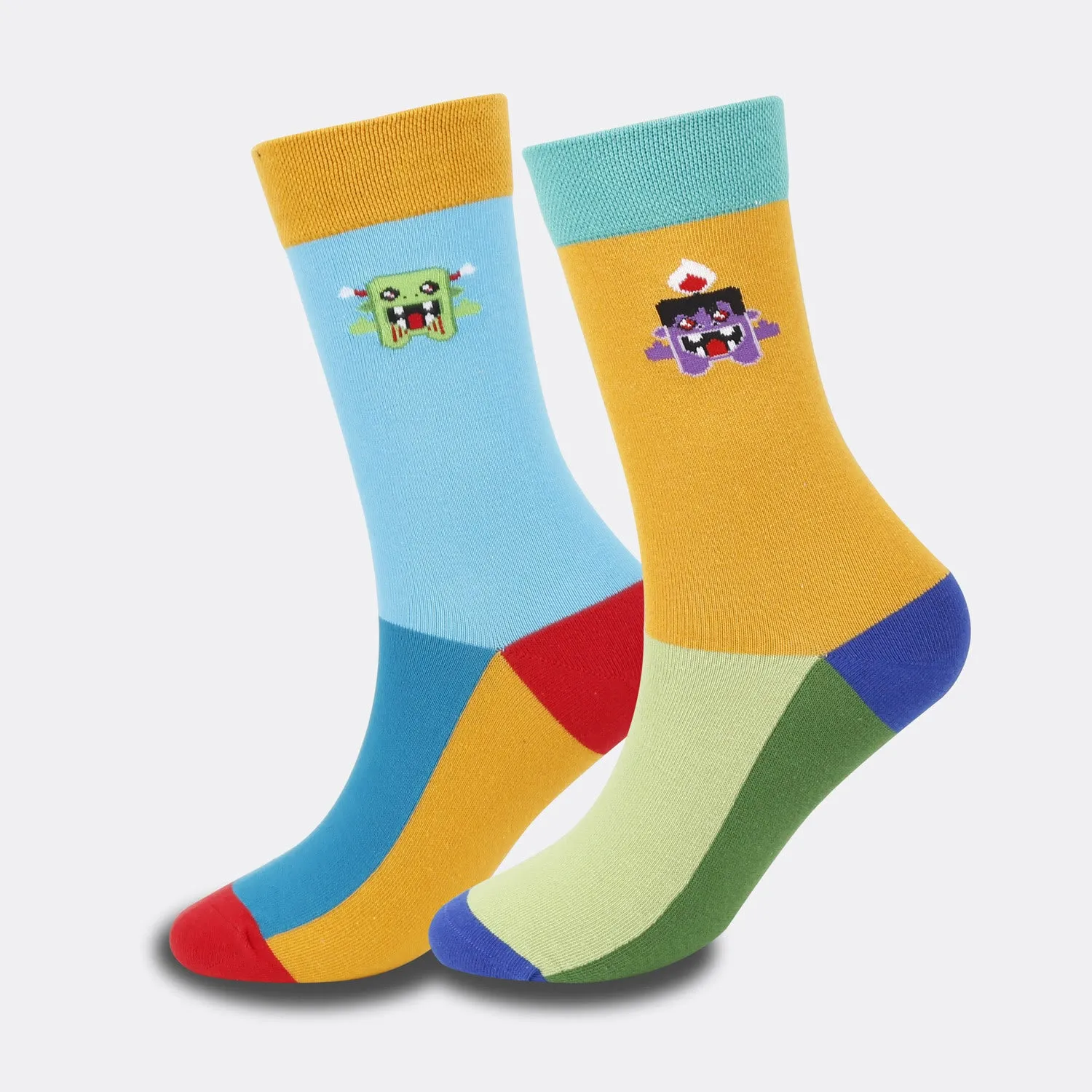 Plus Size Creative Halloween Crew Socks(4 Pairs)