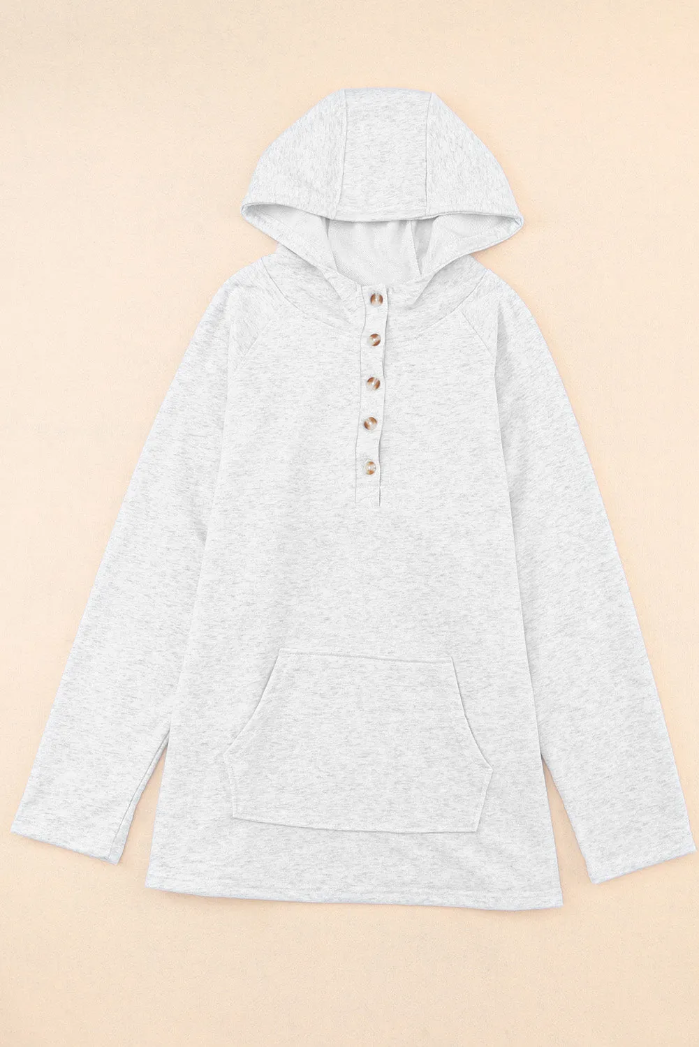Plus Size Kangaroo Pocket Hoodie