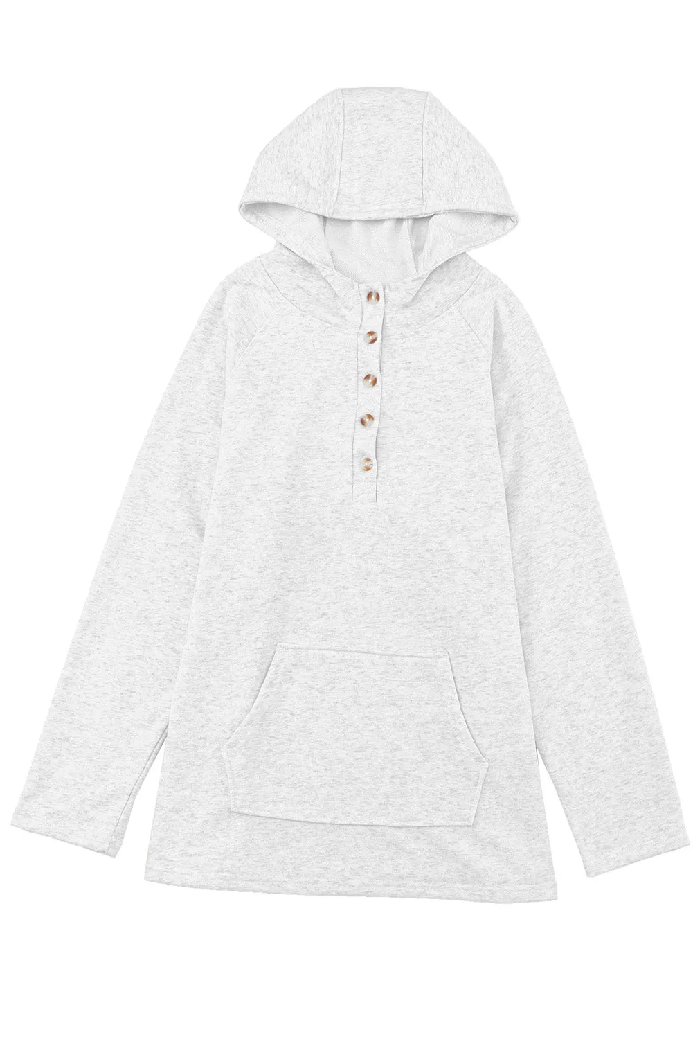 Plus Size Kangaroo Pocket Hoodie