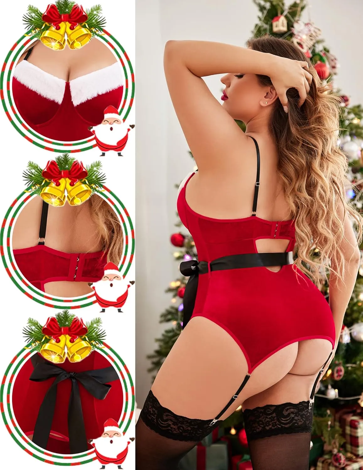 Plus Size Lace Nighty Sleepwear