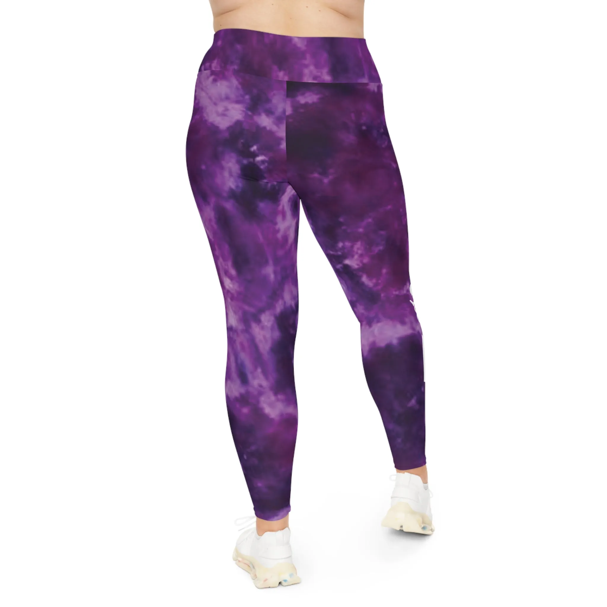 Plus Size Leggings - Purple Tie-Dye   The Original