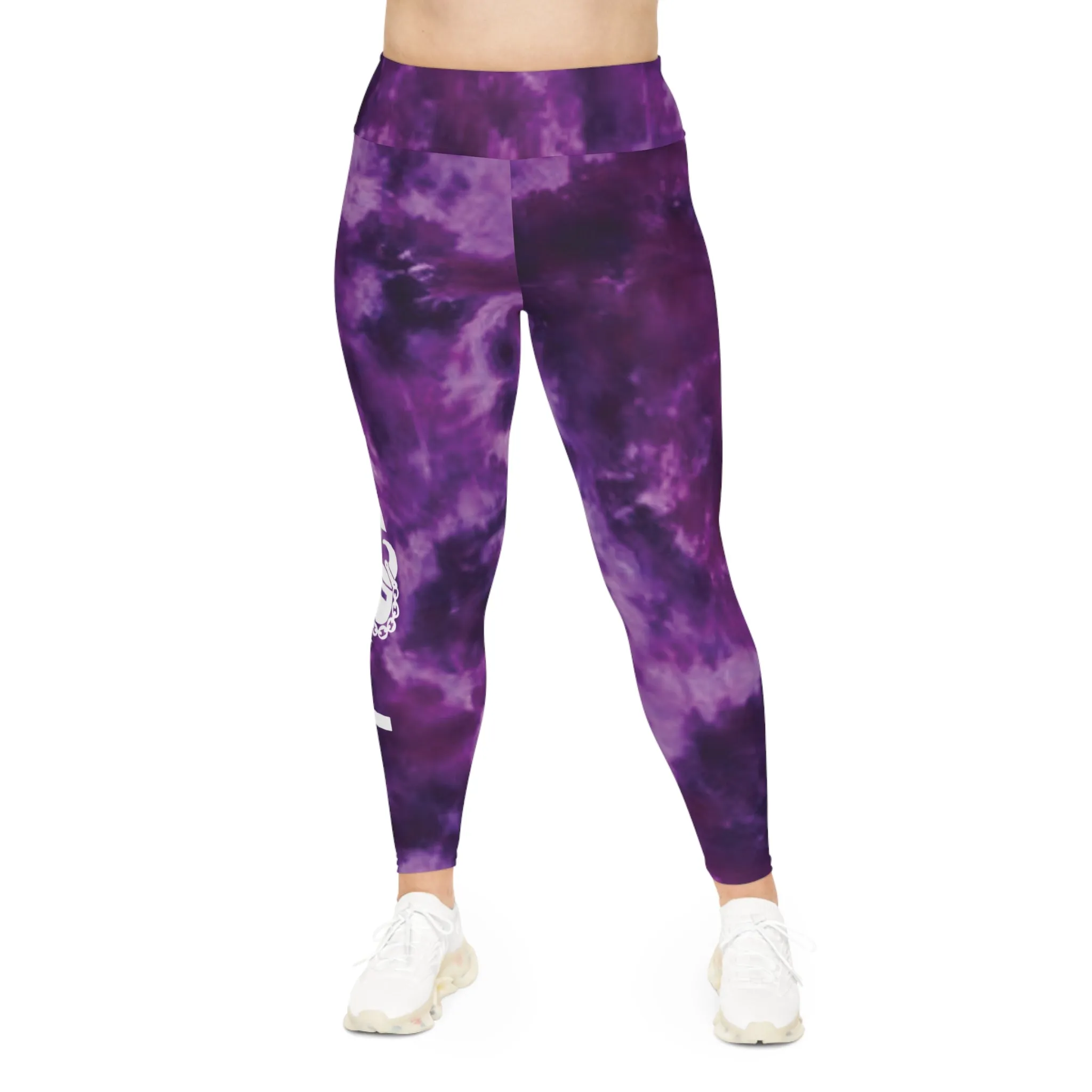Plus Size Leggings - Purple Tie-Dye   The Original
