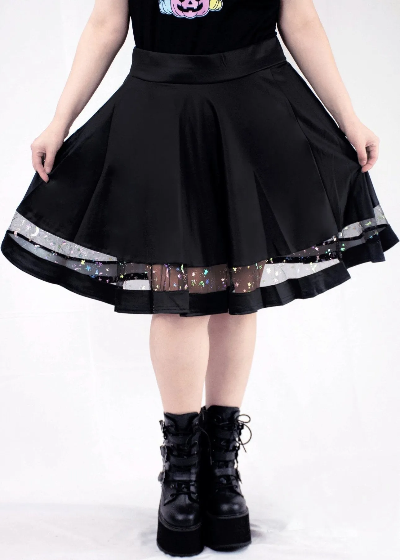 Plus Size Mystic Nightfall Skirt