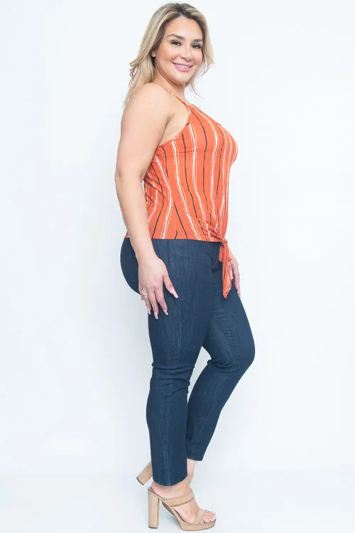 Plus Size Sleeve Less Top (ZA0194P14)