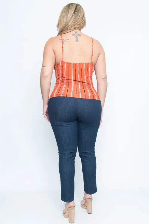 Plus Size Sleeve Less Top (ZA0194P14)
