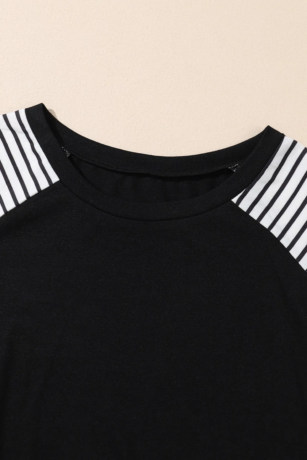 Plus Size Striped Tiered Dress