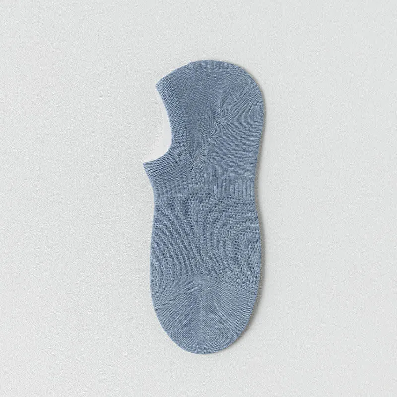 Plus Size Summer Mesh No Show Socks(5 Pairs)