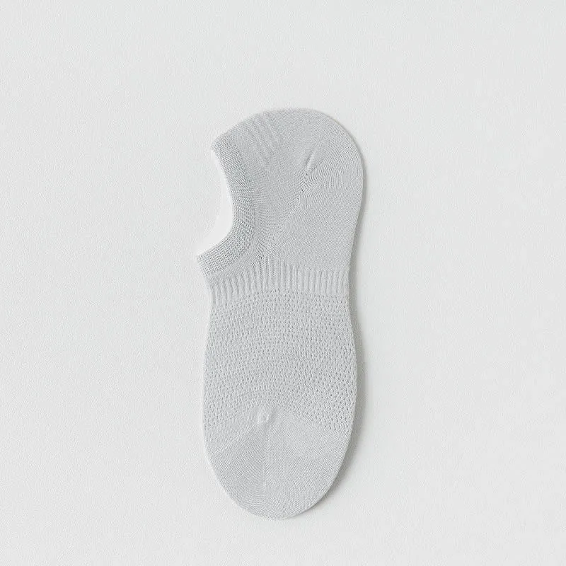 Plus Size Summer Mesh No Show Socks(5 Pairs)