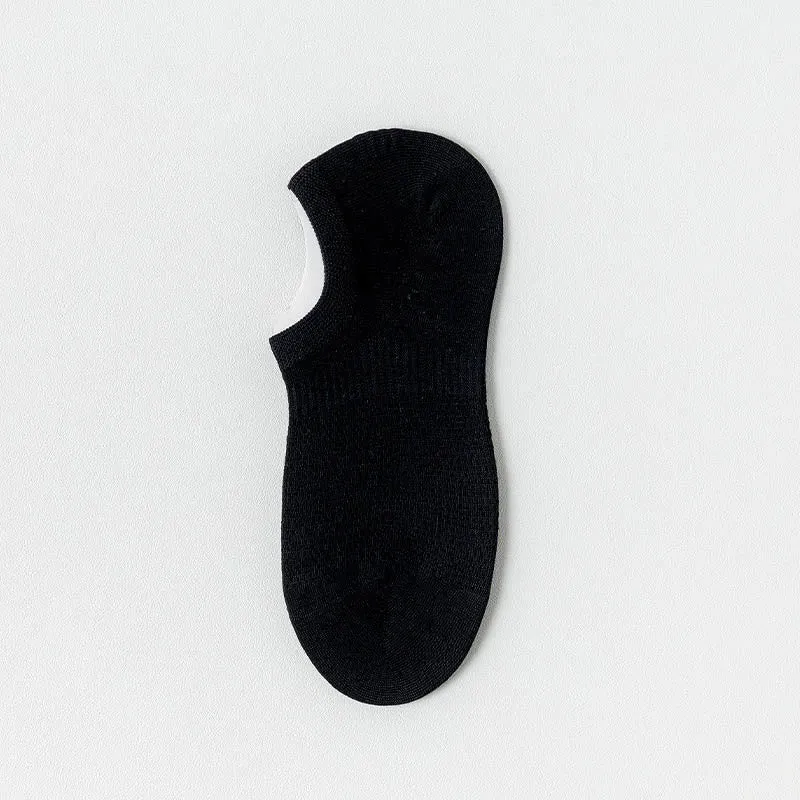 Plus Size Summer Mesh No Show Socks(5 Pairs)