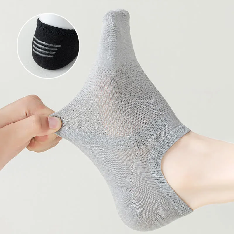 Plus Size Summer Mesh No Show Socks(5 Pairs)