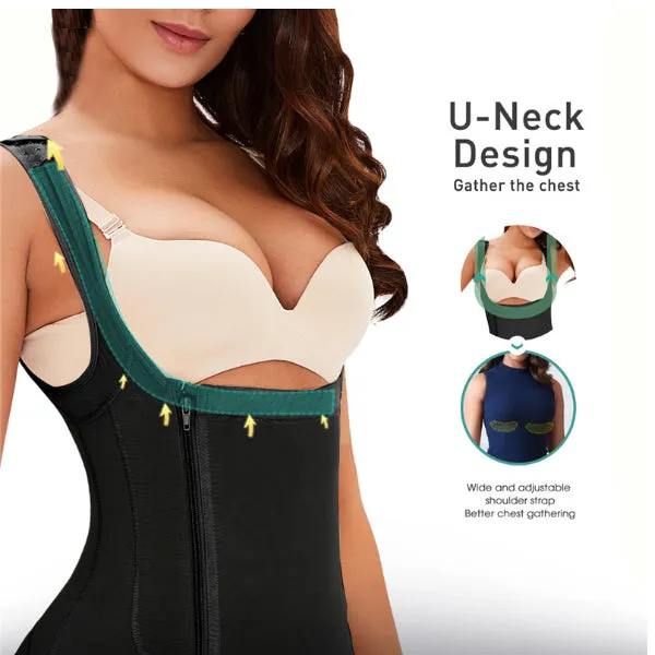Post-Surgery Full Body Arm Suit Girdle Waist Trainer Corsets Slimming Shapewear