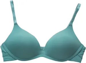 Push Up Bra for Women Seamless Deep V Plunge No Underwire T-Shirt Bra Wirefree Smoothing Shaping Bra Clearance Prime Green