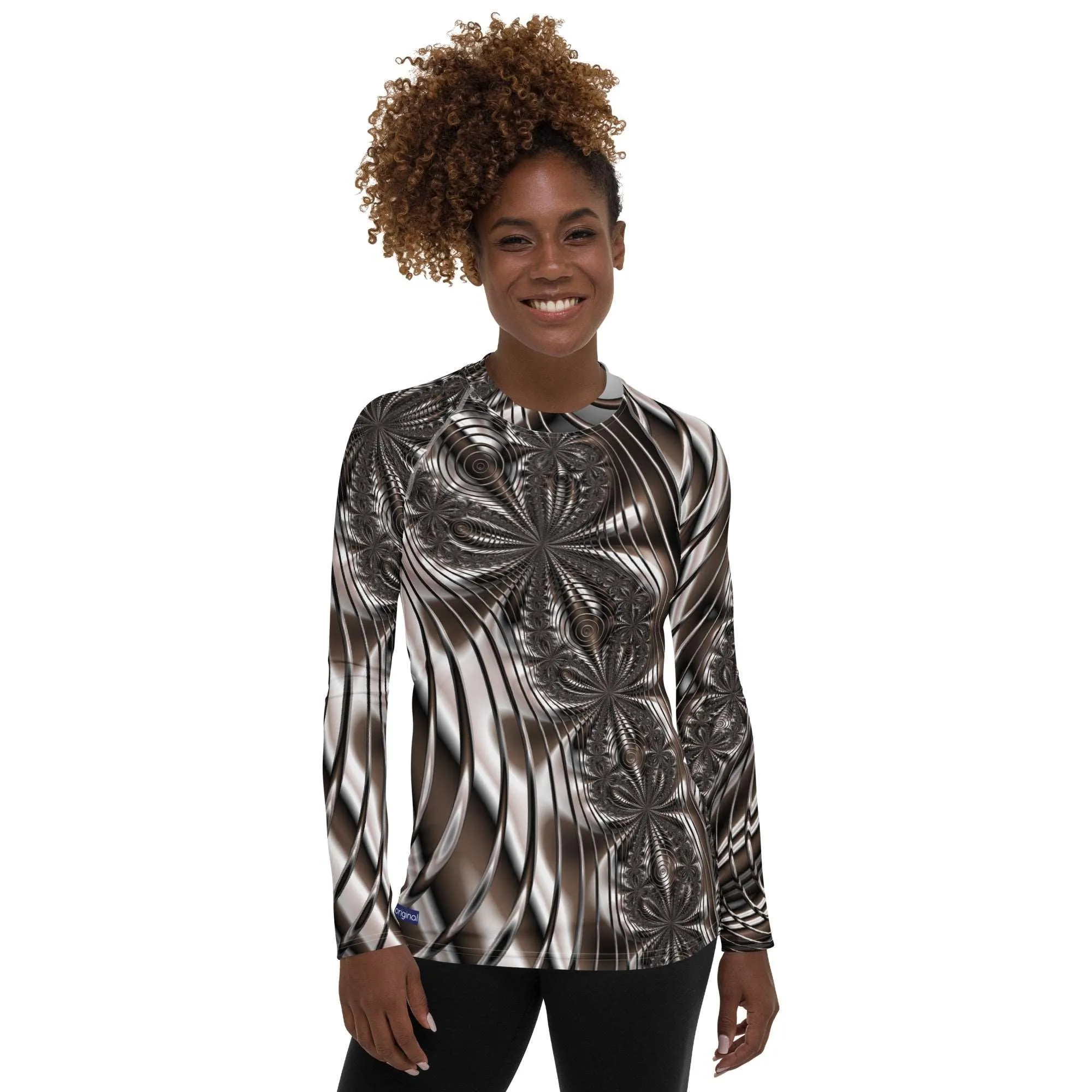 "Cappuccino Mirage" Collection - Women's Rash Guard