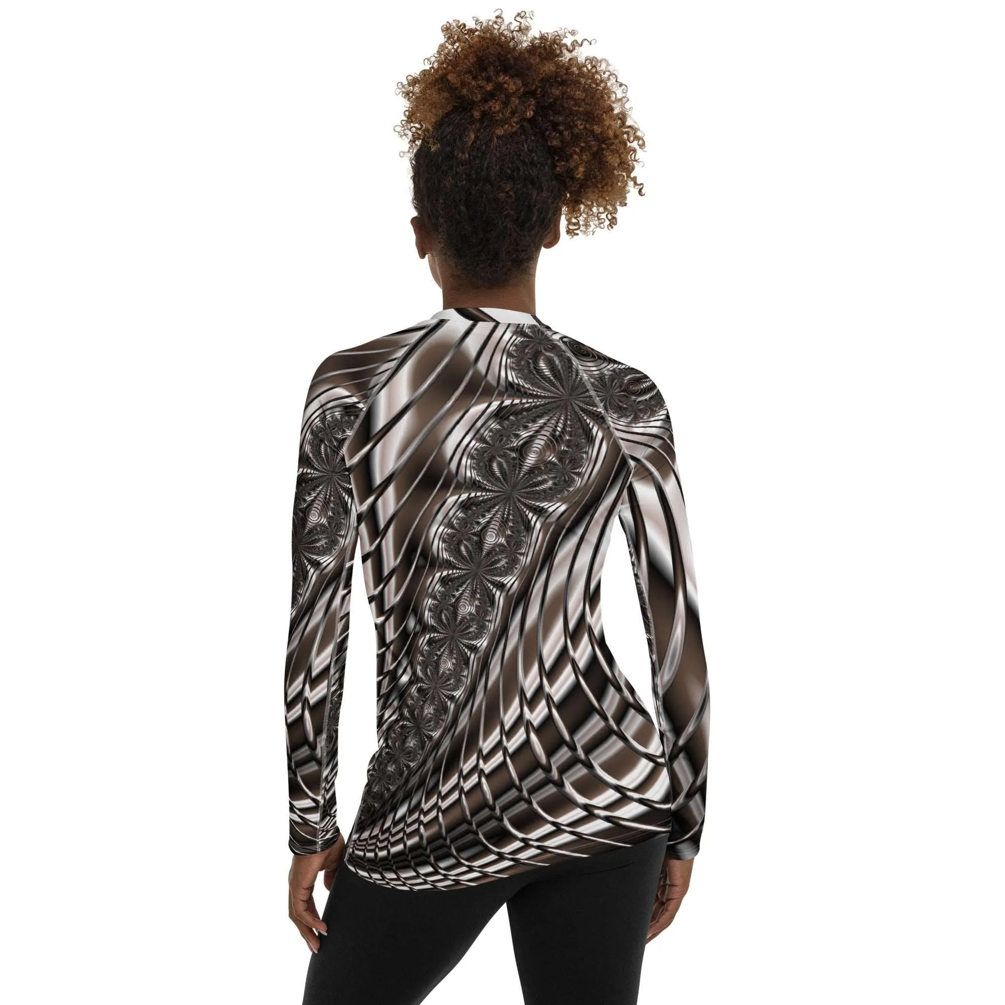"Cappuccino Mirage" Collection - Women's Rash Guard