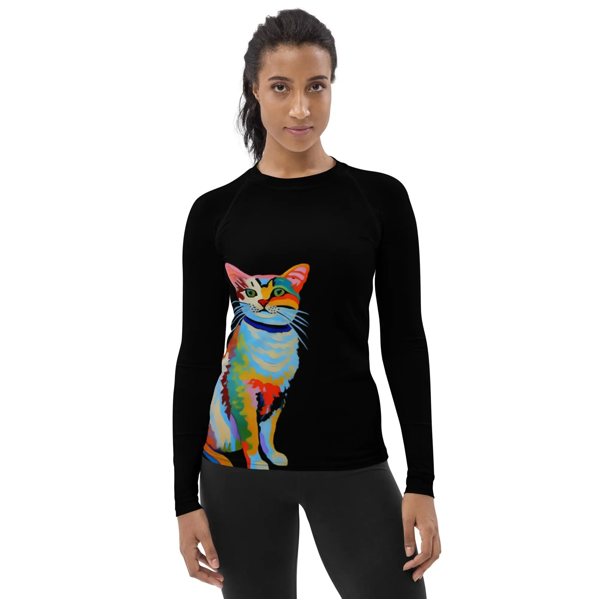 "Cat Lovers" Collection - Women's Rash Guard